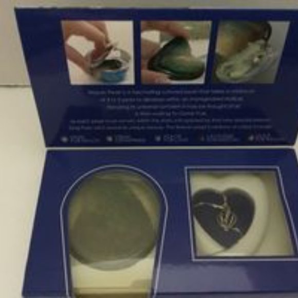 Myan Pearl Sterling Silver Locket & Pearl Surprise Your Wish Will Come True New! - Picture 6 of 6